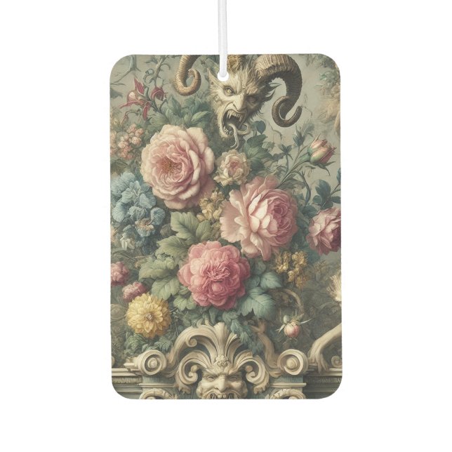 The Devourer of Bloom & Bone – Gothic Victorian Car Air Freshener (Front)