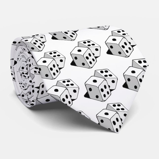 THE "DICE TIE" TIE (Rolled)