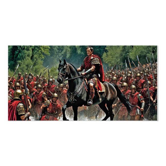 "The Die is Cast: Caesar's Rubicon Challenge" Poster (Front)