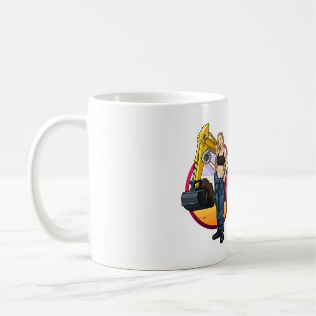 The Diesel Queen Construction 11oz Mug (Left)