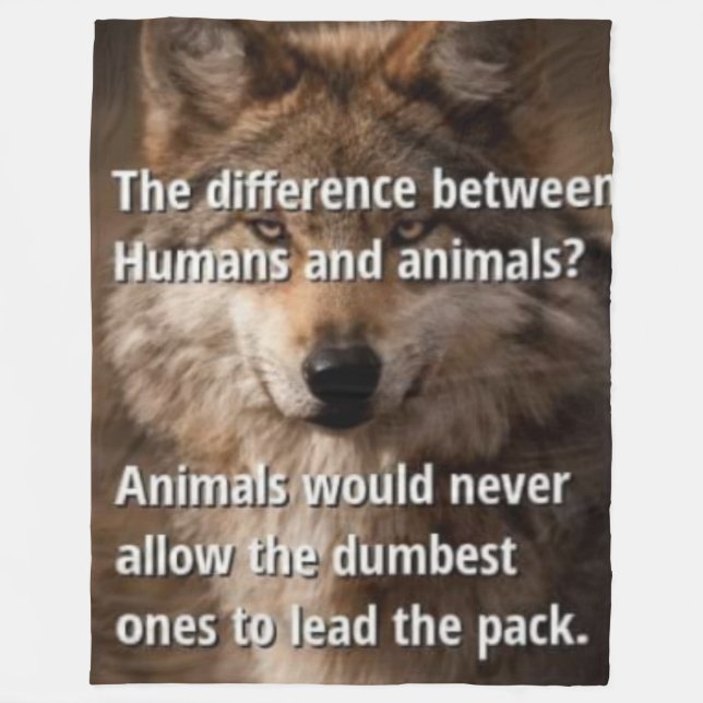 The DIFFERENCE BETWEEN.. Fleece Blanket (Front)
