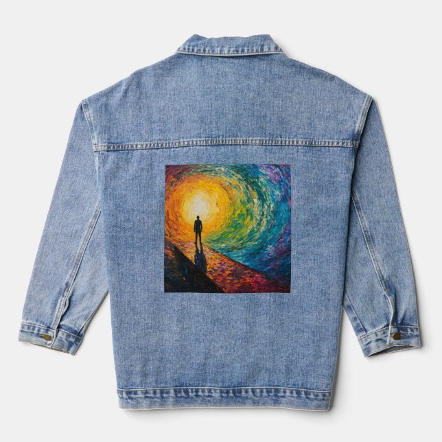The Dimension's Edge Denim Jacket (Back)
