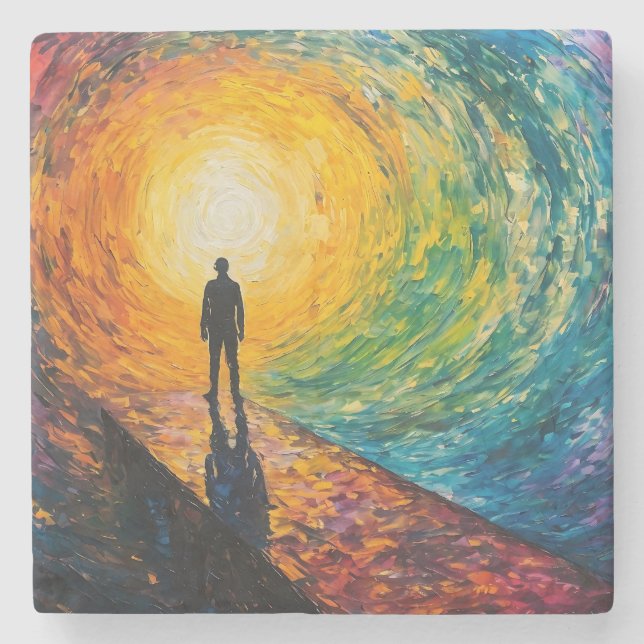 The Dimension's Edge Stone Coaster (Front)