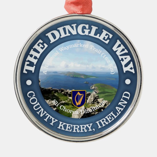 The Dingle Way Metal Ornament (Front)