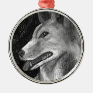 The Dingo Metal Tree Decoration