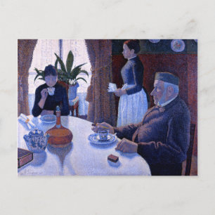 The Dining Room by Paul Signac (1887) Postcard