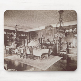 The Dining Room, Wickham Hall, Kent, 1897 Mouse Pad