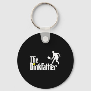 The Dink Father Pickleball Dad Funny Pickleball  Key Ring