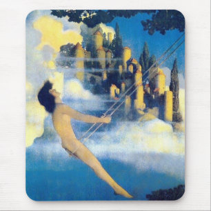 The Dinky Bird, Maxfield Parrish Mouse Pad