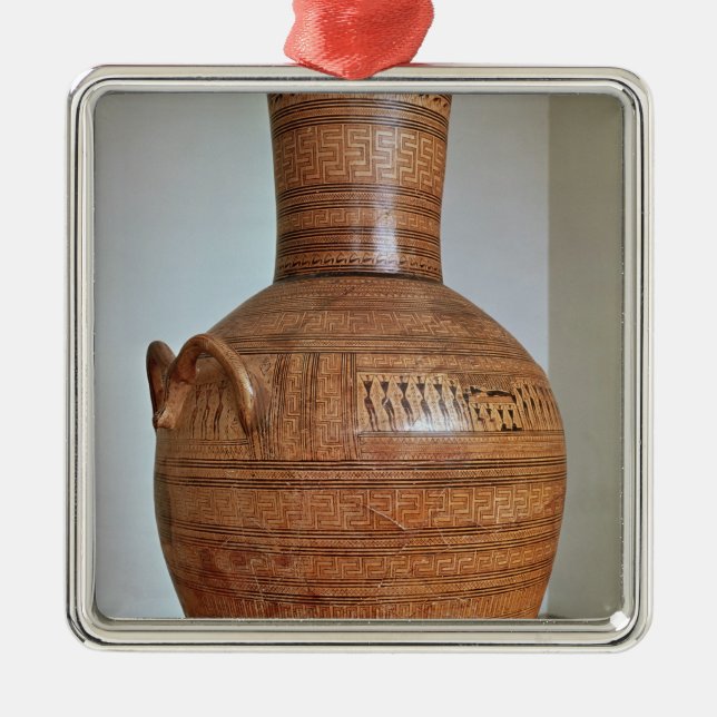 The Dipylon Amphora Metal Tree Decoration (Front)