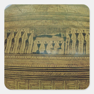 The Dipylon Amphora Square Sticker