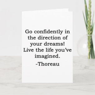 The Direction of Your Dreams Quote Card