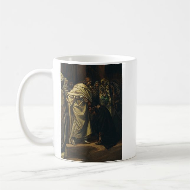 The Disbelief of Saint Thomas by James Tissot Coffee Mug (Left)