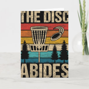 The Disc Abides I Disc Golf  Card
