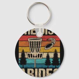 The Disc Abides I Disc Golf Key Ring