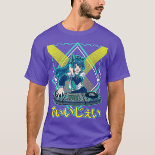 The Disc Jockey  Japanese Anime DJ Music Manga T-Shirt