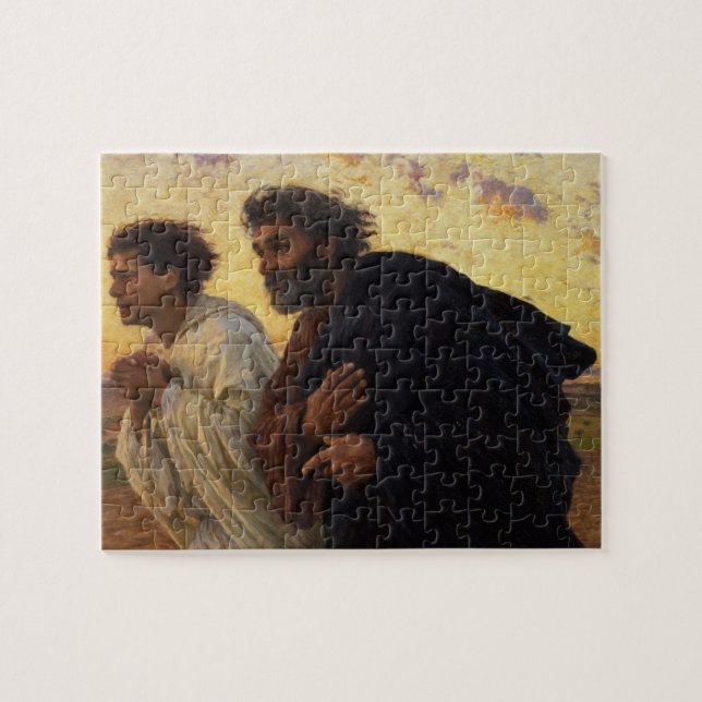 The Disciples Peter and John Running Jigsaw Puzzle (Horizontal)