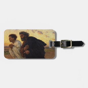 The Disciples Peter and John Running Luggage Tag