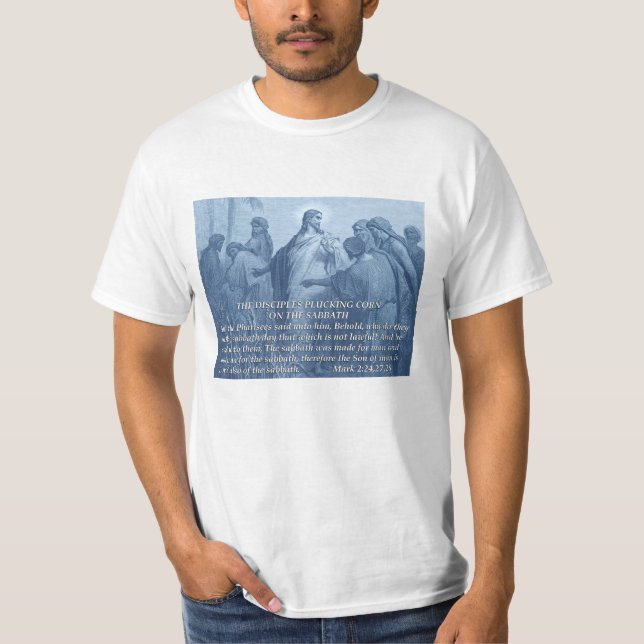 The Disciples Plucking Corn on the Sabbath - Dore T-Shirt (Front)