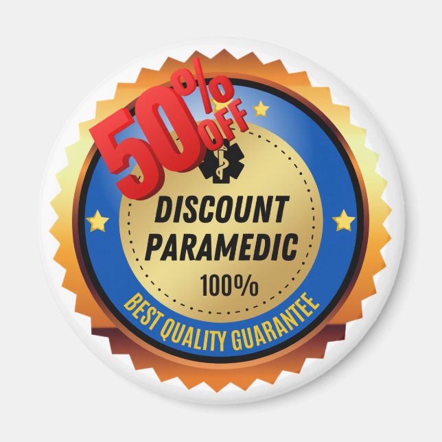 The Discount Paramedic Magnet (Front)