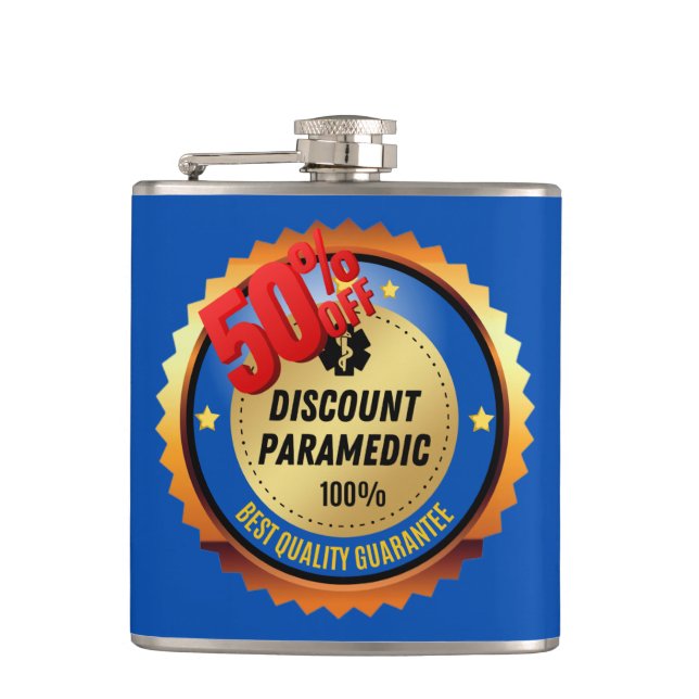 The Discount Paramedic Travel flask (Front)