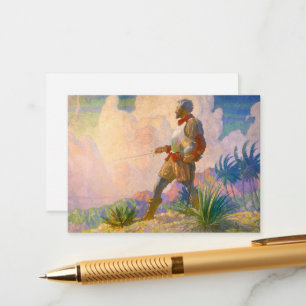 The Discoverer by Newell Convers Wyeth Enclosure Card