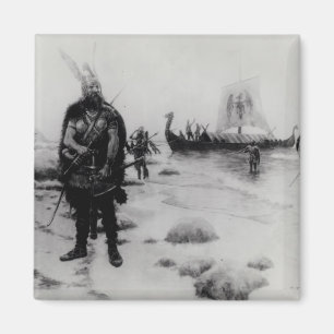 The Discovery of America by Leif Eriksson Magnet