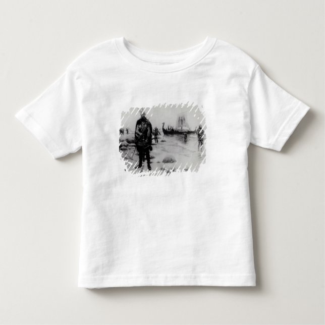 The Discovery of America by Leif Eriksson Toddler T-Shirt (Front)