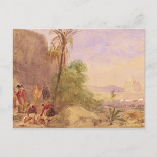 The discovery of Tipu's body at the Water Gate at Postcard