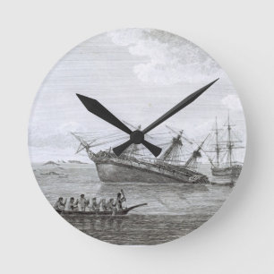 The Discovery on the Rocks in Queen Charlotte's So Round Clock