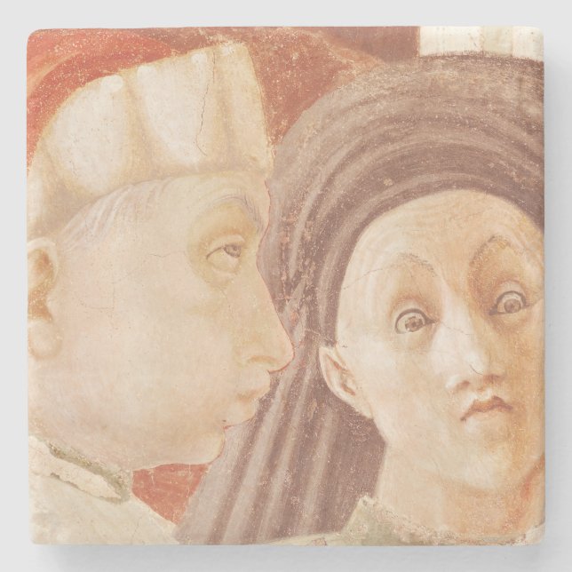 The Dispute of St. Stephen, 1433-34 Stone Coaster (Front)