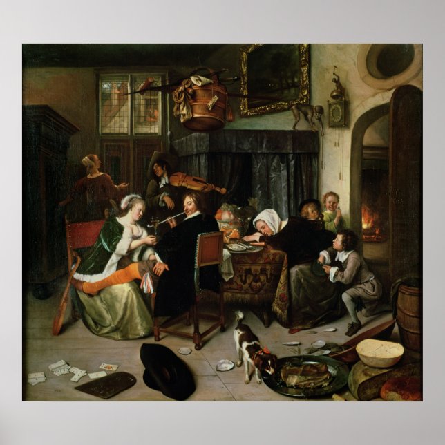 The Dissolute Household, 1668 Poster (Front)