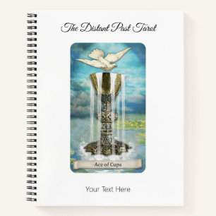 The Distant Past Tarot Card Deck Ace of Cups Notebook