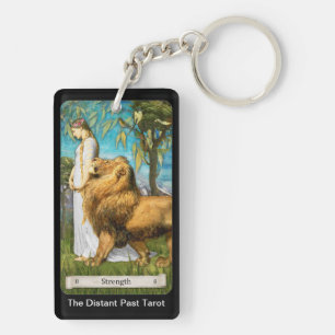 The Distant Past Tarot Deck Strength Card Key Ring