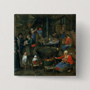 The Distinguished Visitor 15 Cm Square Badge