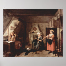 The Distressed Poet (Hogarth 1736)