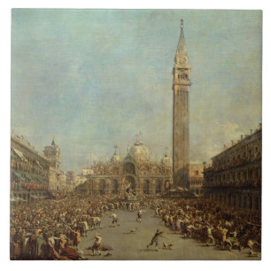 The Distribution of the Denarii to the Poor in San Tile