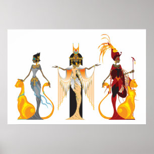 The Divas of Egypt Print