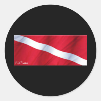 The Dive Flag Collection Classic Round Sticker
