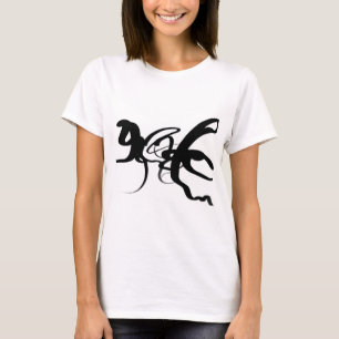 The Divers: Abstract Black & White T-Shirt