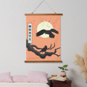 The Divine Crow Hanging Tapestry