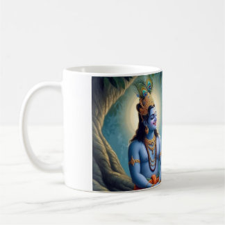 The Divine Duo: Mahadev and Shrikrishna Masterpiec Coffee Mug
