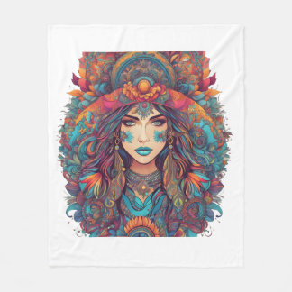 The Divine Feminine Fleece Blanket