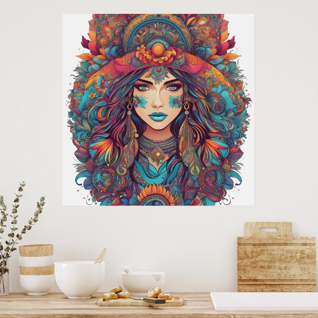 The Divine Feminine Poster (Kitchen)