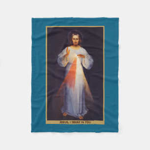The Divine Mercy Shirt Premium  Fleece Blanket