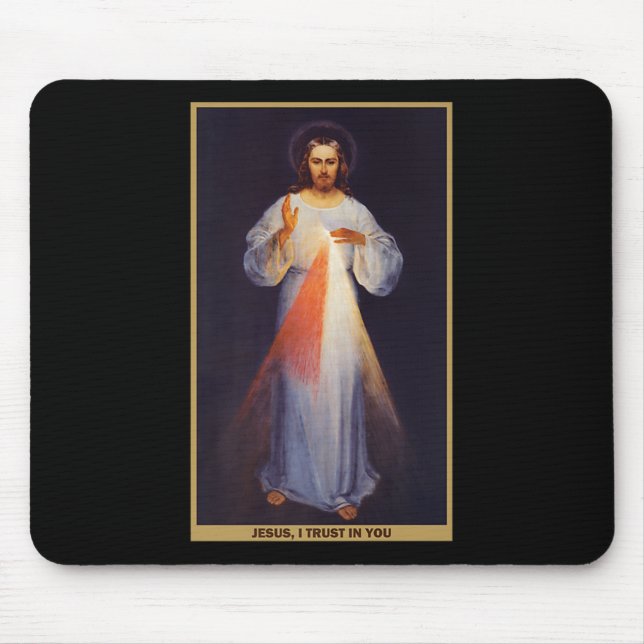 The Divine Mercy Shirt Premium  Mouse Pad (Front)