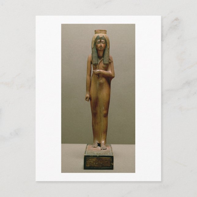 The divine queen Ahmose Nefertari (painted wood) Postcard (Front)