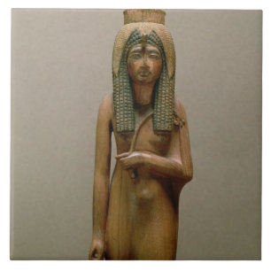 The divine queen Ahmose Nefertari (painted wood) Tile