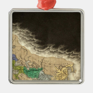 The Division of The Roman Empire 395 AD Metal Tree Decoration