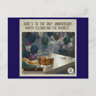 The Divorce (M) Holiday Postcard